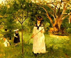 Chasse aux papillons Berthe Morisot1-001