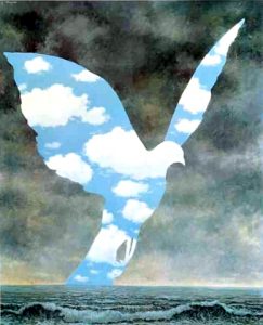 Colombe de la paix Magritte1