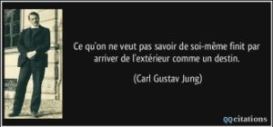 Être proactif Citation Carl Gustav Jung Destin